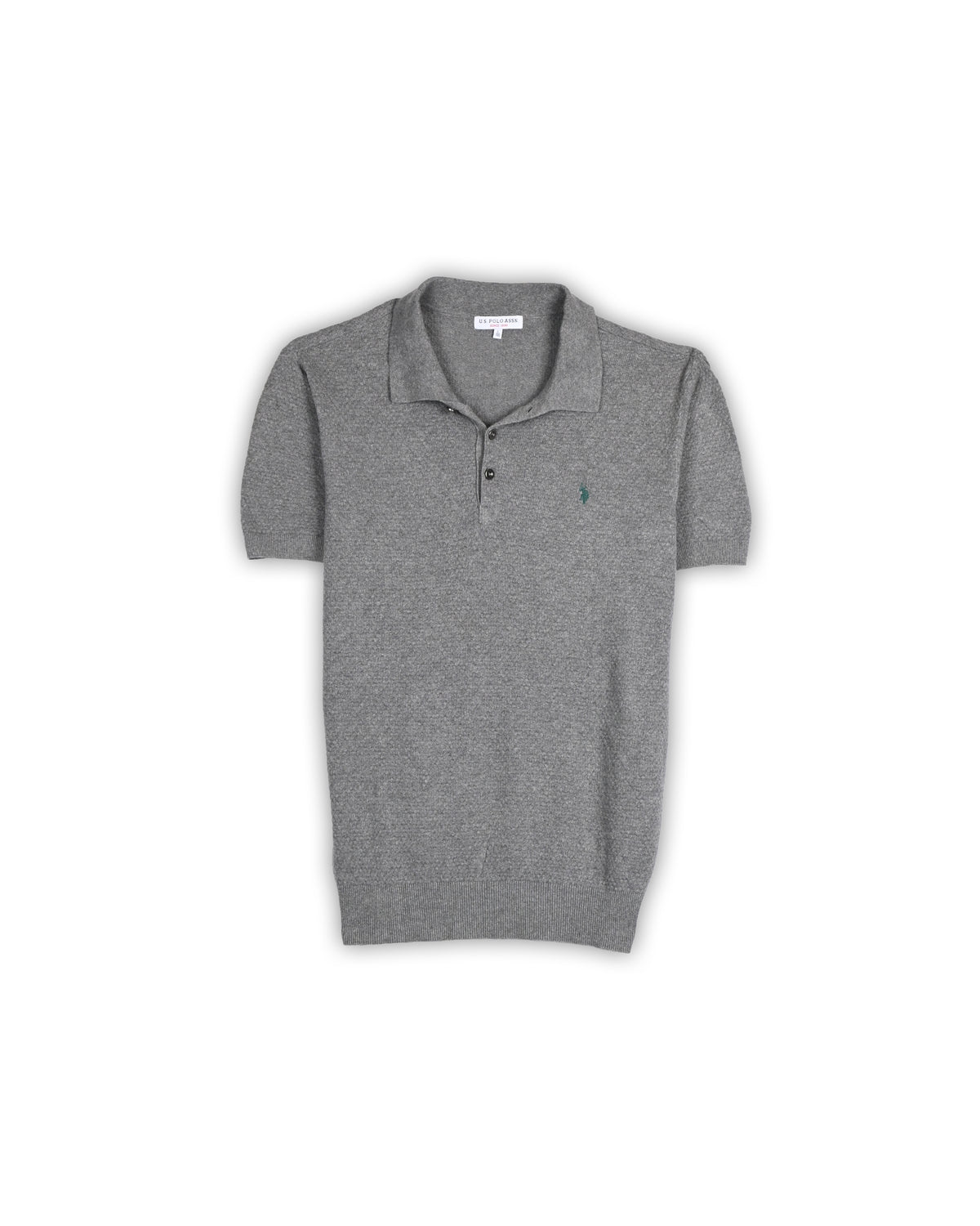 U.S.POLO ASSN. KNITTED T-SHIRT - L