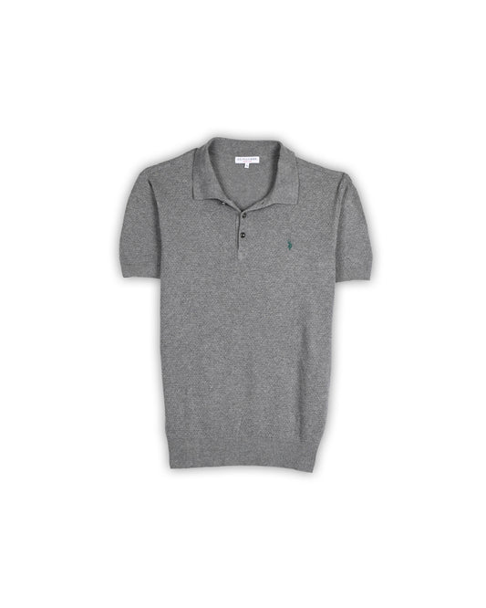 U.S.POLO ASSN. KNITTED T-SHIRT - L