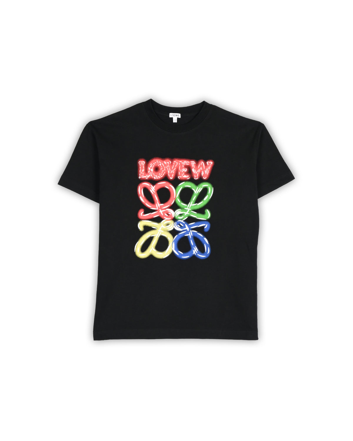 LOEWE MULTICOLOR LOGO T-SHIRT - S