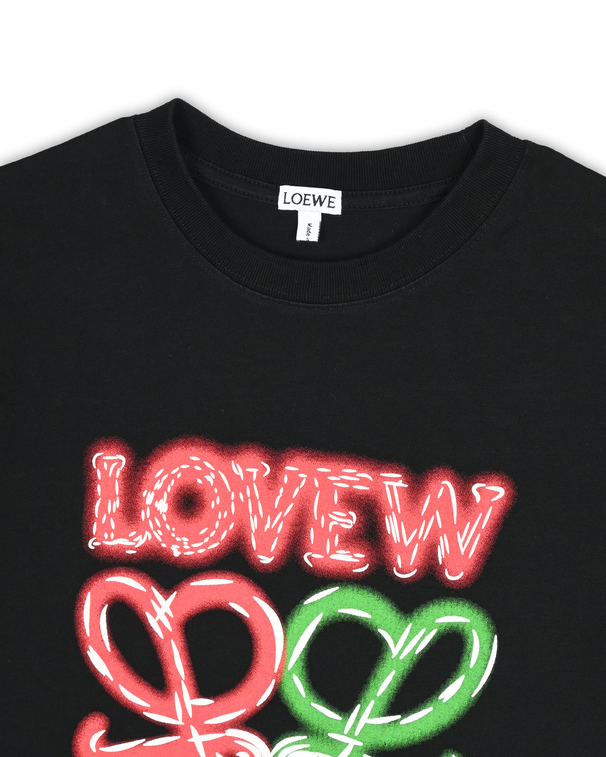 LOEWE MULTICOLOR LOGO T-SHIRT - S