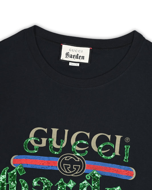 GUCCI GARDEN LOGO GRAPHIC T-SHIRT - S