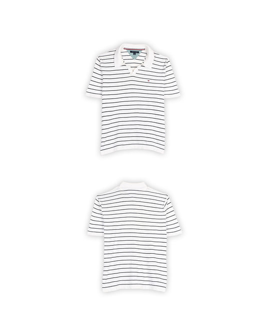 TOMMY HILFIGER KNITTED T-SHIRT - XL