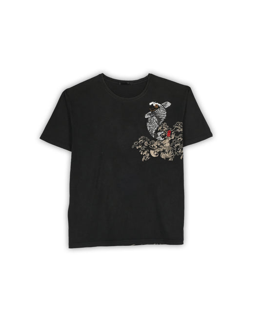 VINTAGE EMBROIDERED T-SHIRT - L