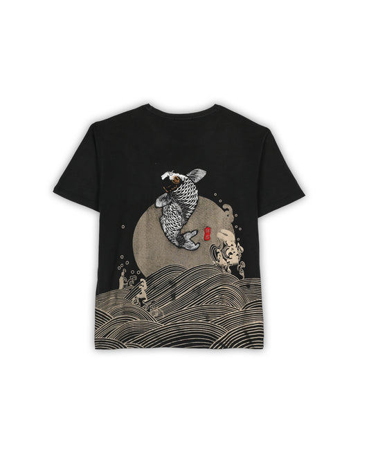 VINTAGE EMBROIDERED T-SHIRT - L