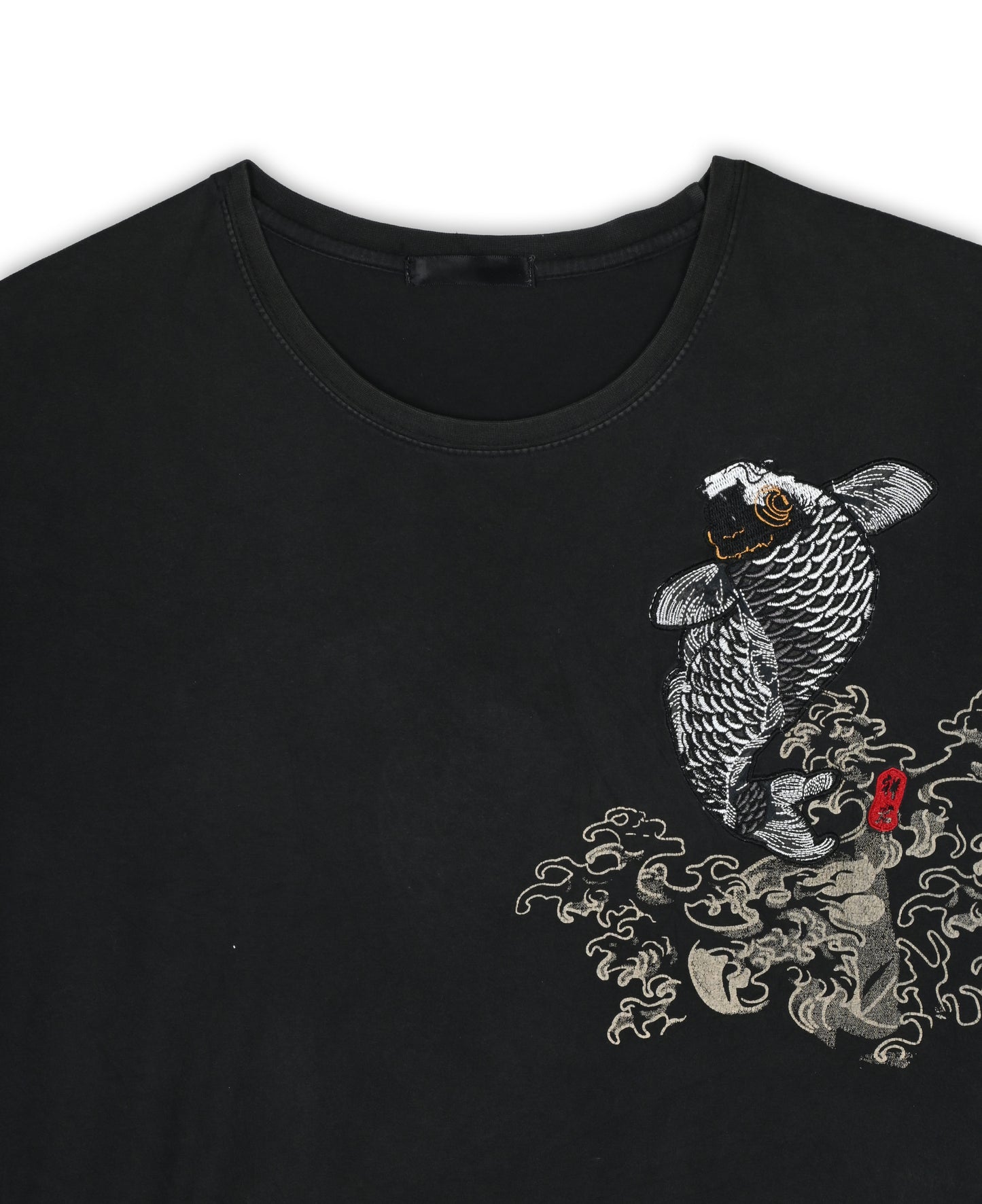VINTAGE EMBROIDERED T-SHIRT - L