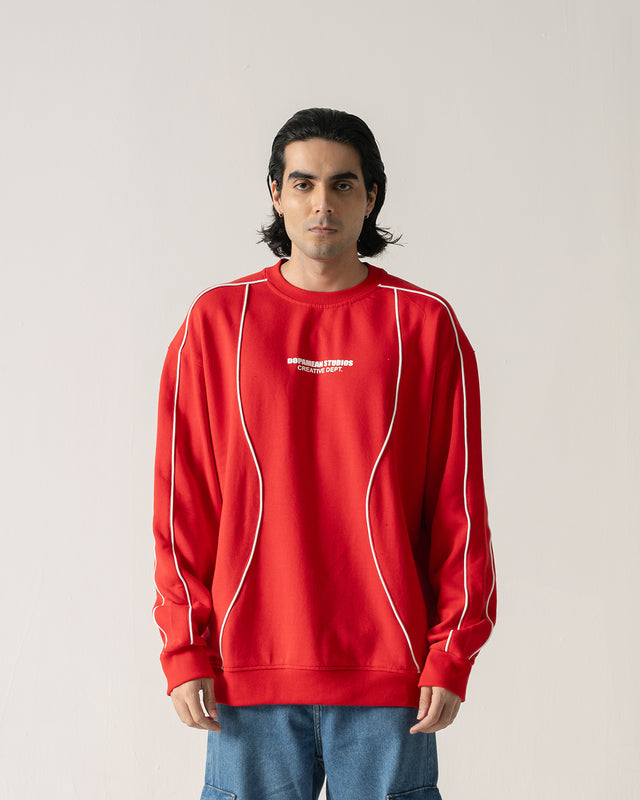 SIGNATURE SWEATSHIRT- RED