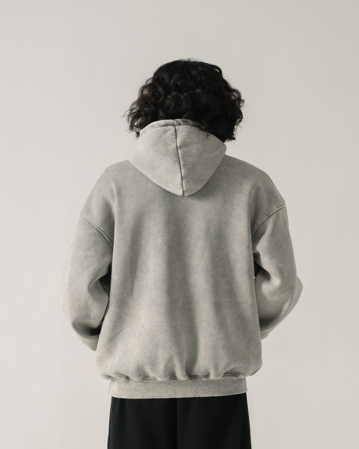 WASHED HOODIE (GREY)